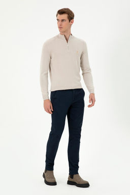 Мужские темно-синие брюки из плотной ткани - U.s. polo assn фото 3