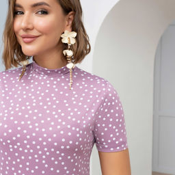 Водолазка Секрет веселья (пудровая роза, нью) - Charutti фото 3