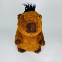 Мягкая игрушка Капибара с прической 50 см