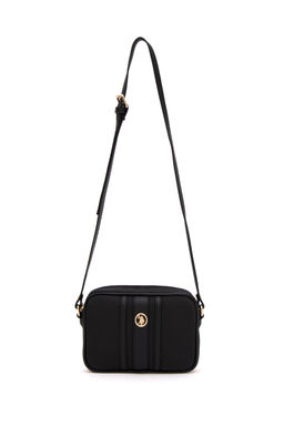 Женская черная сумка через плечо Неожиданная скидка в корзине - U.s. polo assn фото 6