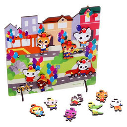 Игрушка с крючками Прогулка по городу - Лесная мастерская фото 3