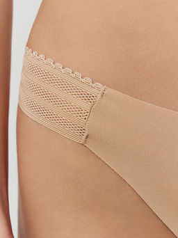 Трусы слипы женские бежевые в наборе, 3 шт - Mark formelle фото 6