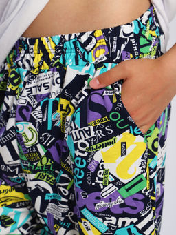 Шорты Федор синий граффити - Ладошки фото 19