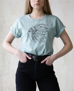 Набор для вышивания PANNA Живая картина JK-2250 Вождь 22 х 21 см