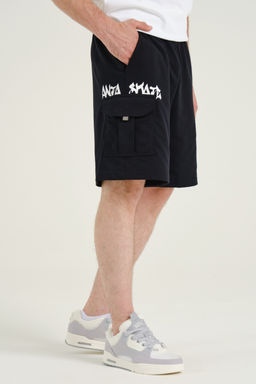 Шорты трикотажные Черный - Anta фото 4