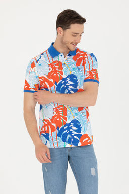 U. S. Polo Assn Мужская белая футболка с воротником-поло