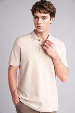 %100 Pamuk Regular Fit Polo Ti__rt - Defacto фото 4