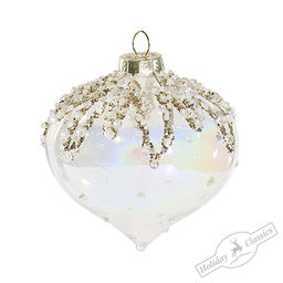 Капля "Баккара" с золотым декором (стекло) 8х8х7 см