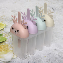 Цена за 2 шт. Форма для приготовления мороженого "Олененок" 4шт