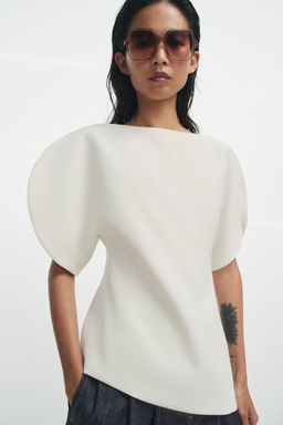 PUFF SLEEVE TOP ZW COLLECTION - Zara фото 20