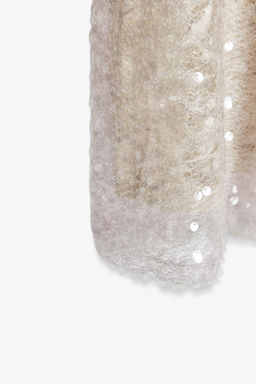 SEQUINNED KNIT MIDI SKIRT - Zara фото 4