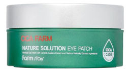 Патчи гидрогелевые восстанавливающие с центеллой азиатской FARMSTAY Cica Farm Nature Solution Eye Patch, 60шт