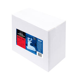 ULD-M3133-050/STA WHITE IP20 LYING FAWN Фигура светодиодная Лежащий оленёнок, 50 светодиодов, 31*15*33 см, цвет-свечения- белый, IP20