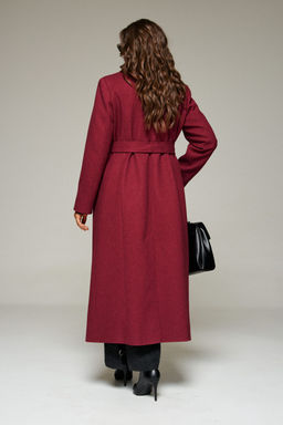 Пальто Beautiful Free 7026 винный