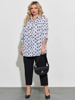 Рубашка 0199-4а белый мрамор - Aquarell фото 4