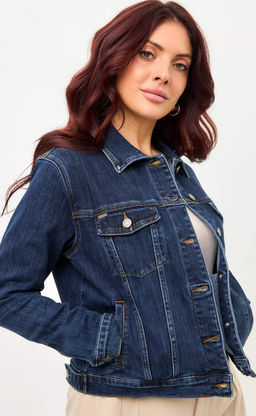 Куртка джинс F412-1227 blue