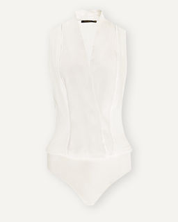 Блузка-боди базового черного цвета - Deseo фото 8