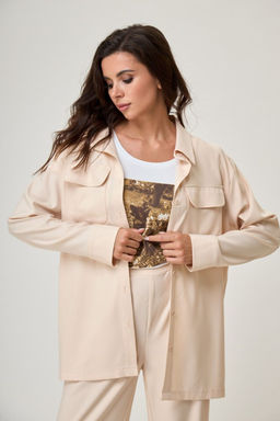 Рубашка ANELLI 1293.1 светло-бежевый  фото 5