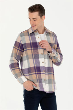 U. S. Polo Assn Мужская рубашка Lumberjack светло-коричневого цвета - U.s. polo assn фото 8