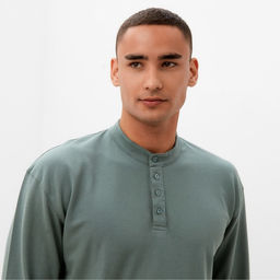 Лонгслив мужской MINAKU, размер 50, хаки