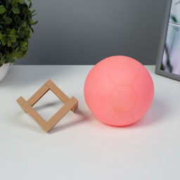 Ночник «Мячик» LED МИКС от батареек 3xLR=44 белый 10×10×10 см RISALUX