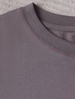 Базовый лонгслив из премиального хлопка с эластаном - Vilatte фото 4