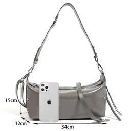 Женская сумка, кожа, MIRONPAN 521212 Серый