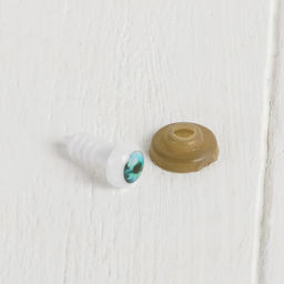 Глаза винтовые с заглушками, набор 6 шт, размер 1 шт: 0,8 см - Школа талантов фото 3