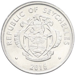 Монета 25 центов 2016 года Сейшелы