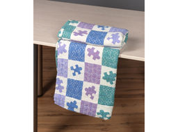 23С86-ШР/у./рул. 110*170 Плед Пазл цв. 25 рис. 145 зеленый - Текс-дизайн фото 6