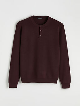 Bisiklet Yaka Erkek Triko Kazak