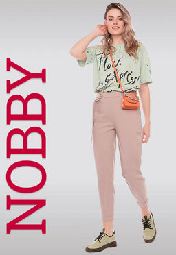 NOBBY, Женские брюки 71121-40 (темный бежевый) фото 6