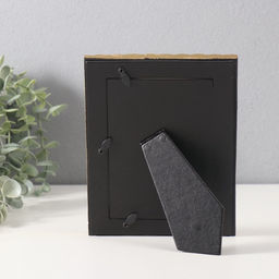 Фоторамка для фото 10×15 см «Кубики», полистоун, золотистая, 1.7×15.2×19.8 см