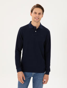 Lacivert Regular Fit Sweatshirt