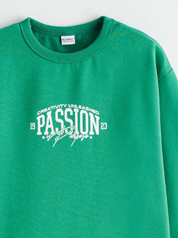 Bisiklet Yaka Erkek ?ocuk Sweatshirt