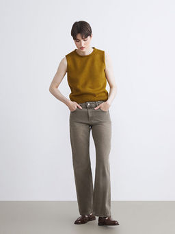 Straight Fit Kad?n Jean Pantolon Pantolon