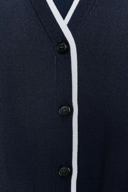 DOUBLE-LAYER TRIM CARDIGAN - Zara фото 9