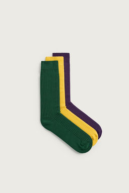 3-PACK OF STRIPED SOCKS - Zara фото 4