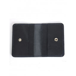 Обложка пропуск/карточка/проездной Croco-фк-1002 натуральная кожа синий пулл-ап (85) 263922  фото 3