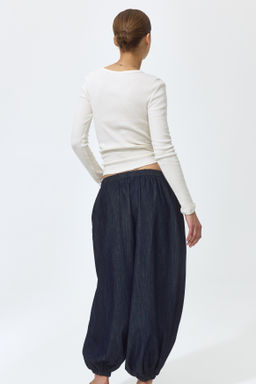 Pantal?n globo en denim - H&m фото 5