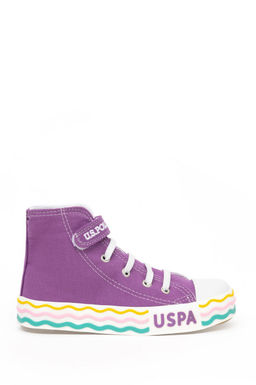Фиолетовые спортивные туфли для девочек - U.s. polo assn фото 7