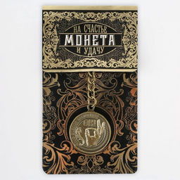 Брелок для ключей «Чтоб всегда было все ок», металлический, латунь, 3×3.5×2.5 см