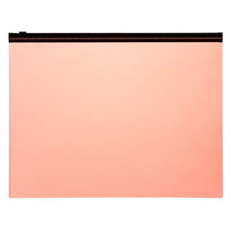 Набор папок-конверт на ZIP-молнии А5, 150 мкм, Calligrata Neon, c черной молнией, неон, 4 штуки, микс  фото 4