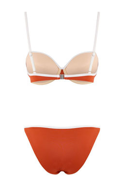 Koyu Lacivert Renk Bloklu Balconette Kapl? Normal Bel Brazilian Bikini Tak?m? TBESS26BT00016 - Trendyolmilla фото 10