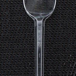 Цена за 100 шт. Одноразовая ложка чайная, 12.5 см, полипропилен, прозрачная