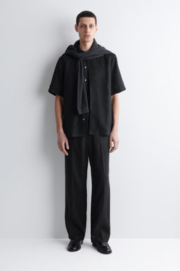 PANTAL?N DE LINO RELAXED FIT STRAIGHT LEG - H&m фото 5