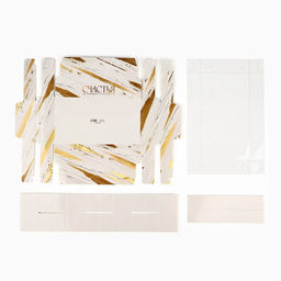 Цена за 5 шт. Коробка под 8 конфет с ячейками «Счастья», 10 х 18.5 х 3 см