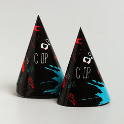 Набор бумажной посуды Туса ок, 6 тарелок, 6 стаканов, 6 колпаков, 1 гирлянда - Страна карнавалия фото 6