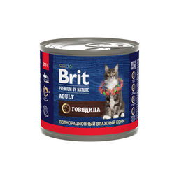 Консервы Premium by Nature с говядиной для взрослых кошек 5051311