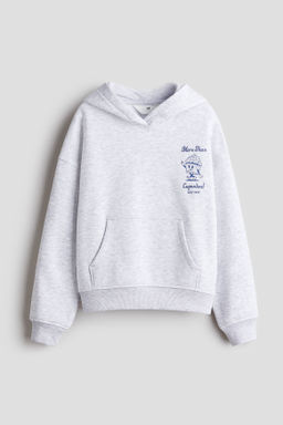Sudadera oversize con capucha y motivo